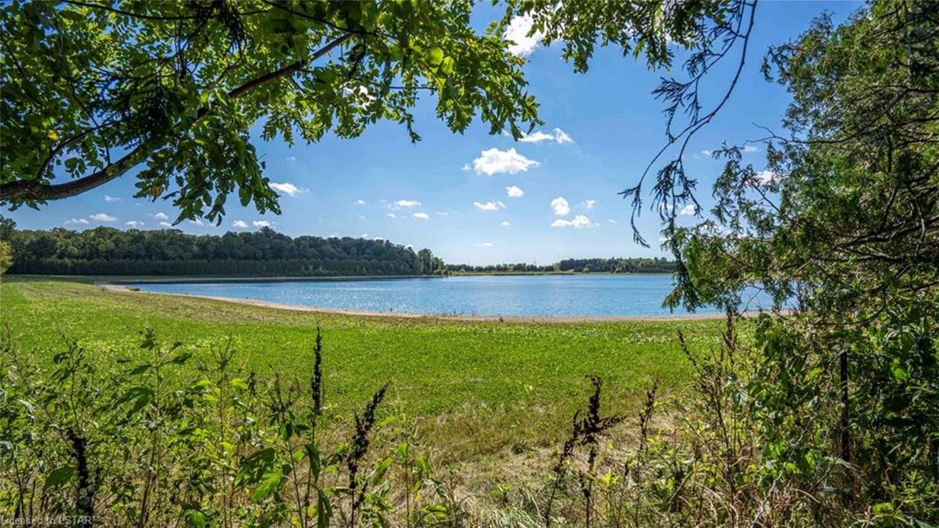 Chatham-rehabilitated-pit-2 Below water pit in Chatham rehabilitated to lake