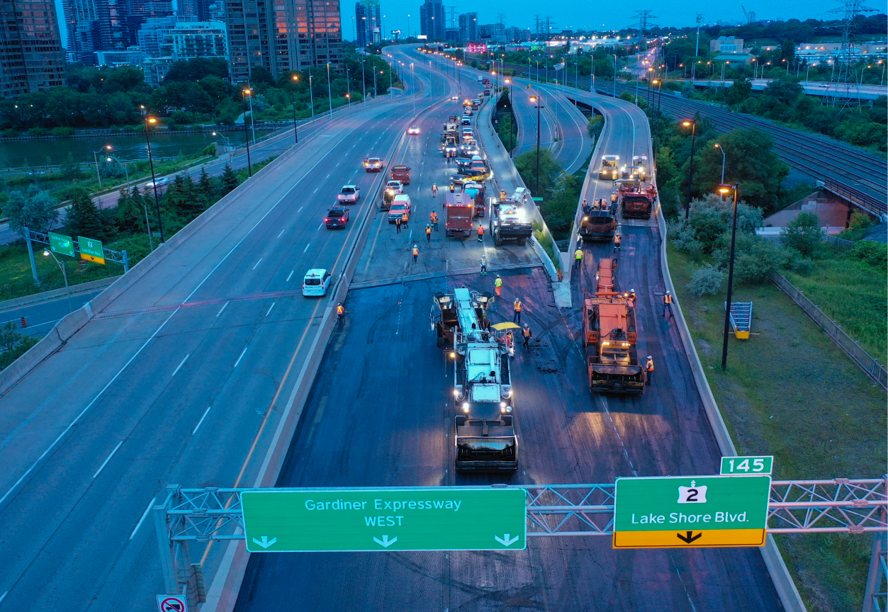 Gardiner Expressway Resurfacing Gardiner Expressway Resurfacing