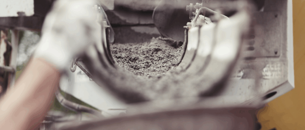 Close up view of ready mix concrete product | The Miller Group